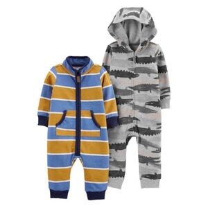 NWT Carterโs Infant 2-pack Jumpsuit - size 12 Months